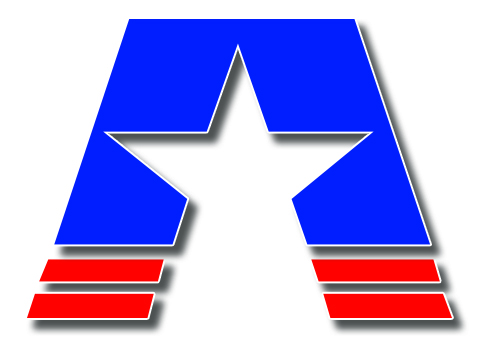 Fast american star vector logo template - TemplateMonster