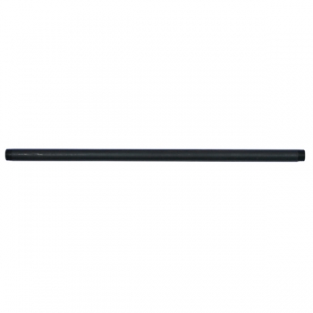 25&quot; Long Black Steel Downtube, 3/4&quot; NPT (M) Couplings